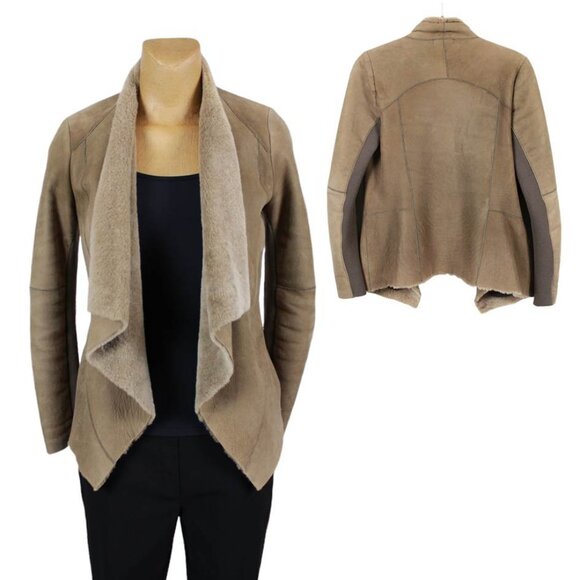 Vince Spanish Merino Shearling Jacket - Picture 1 of 16